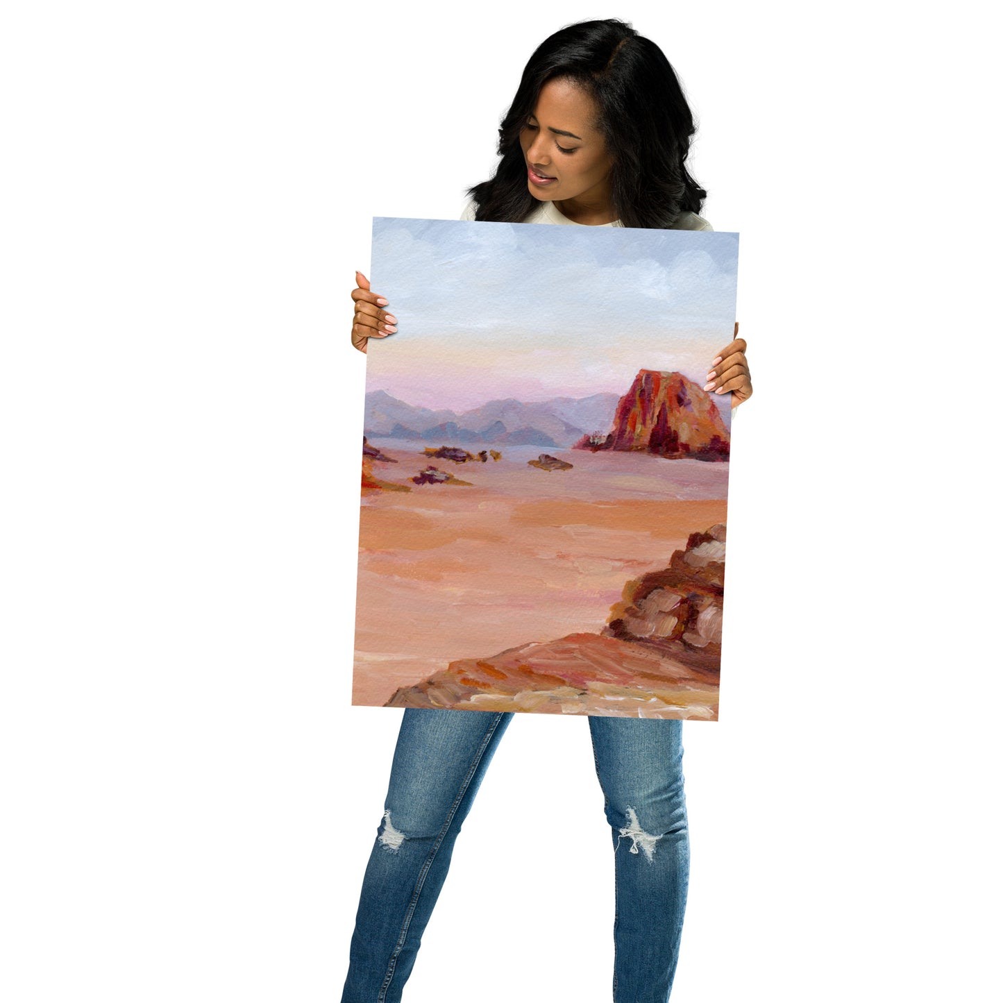 "The Warmth of Sand and Rocks" Print