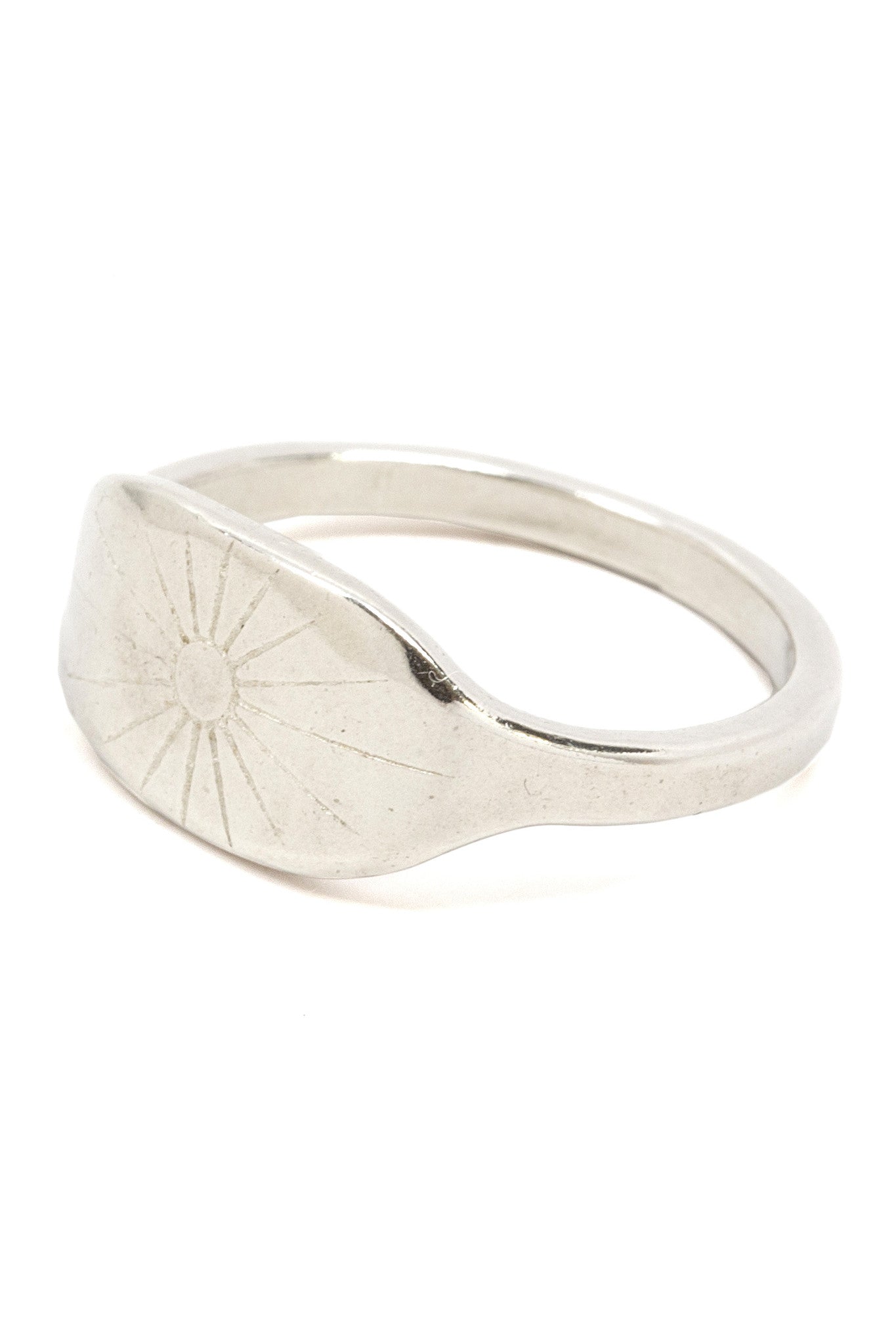Sunburst Signet Ring