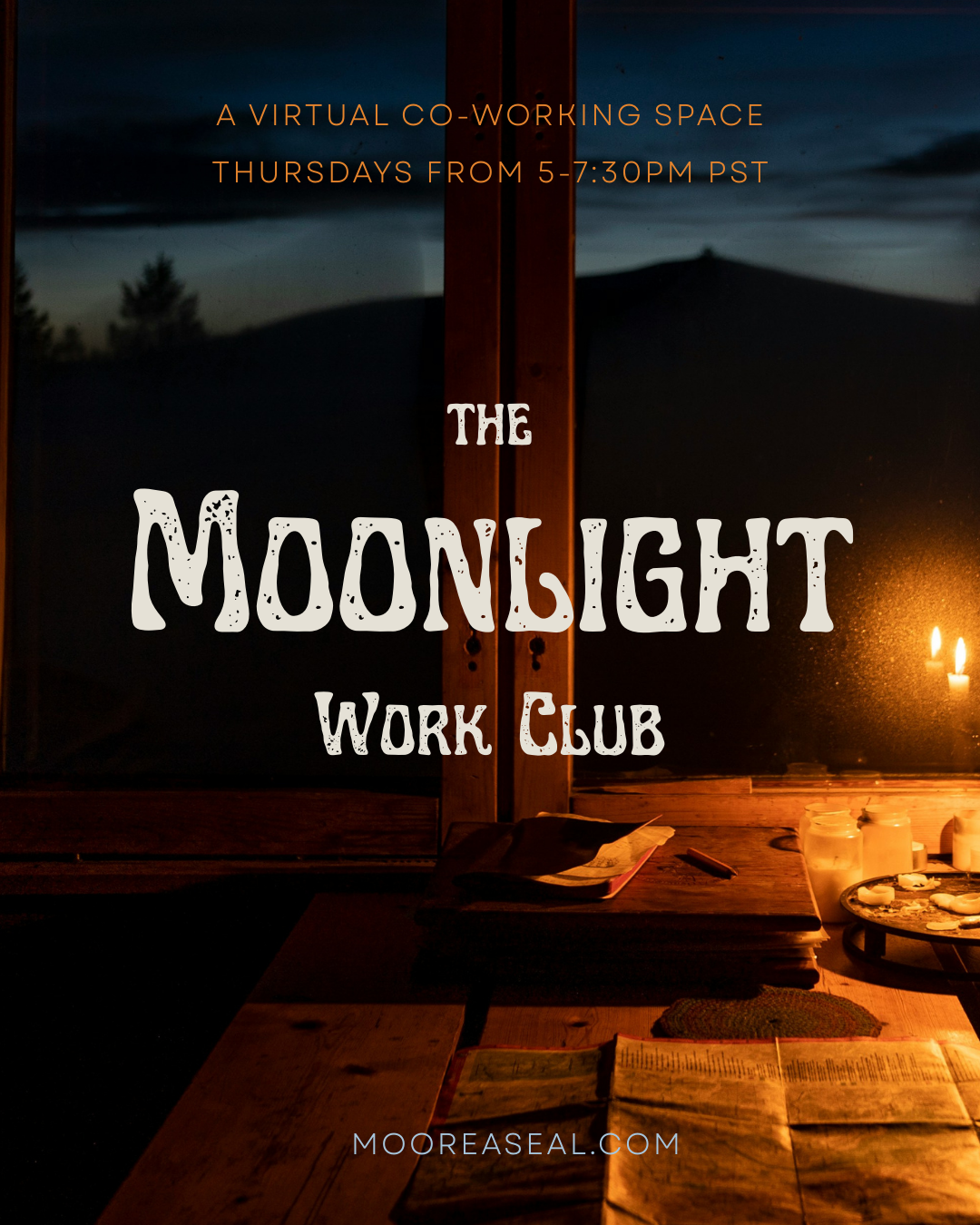 February Moonlight Work Club – Moorea Seal