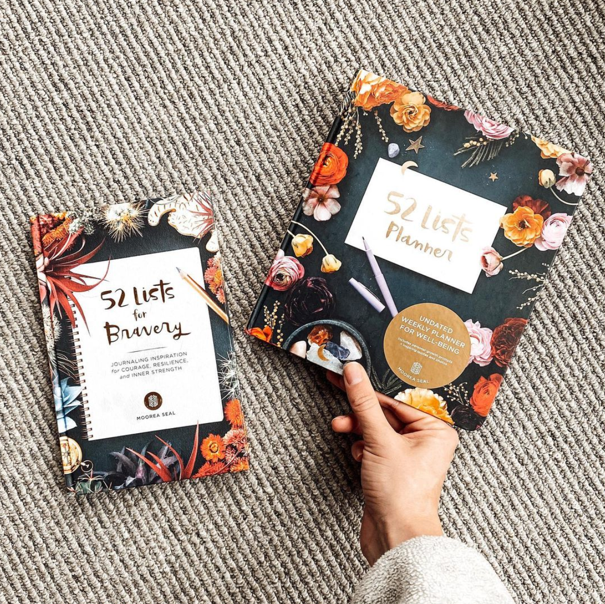 52 Lists for Bravery: A Guided Confidence Journal by Moorea Seal