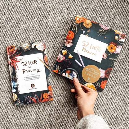 52 Lists for Bravery: A Guided Confidence Journal by Moorea Seal