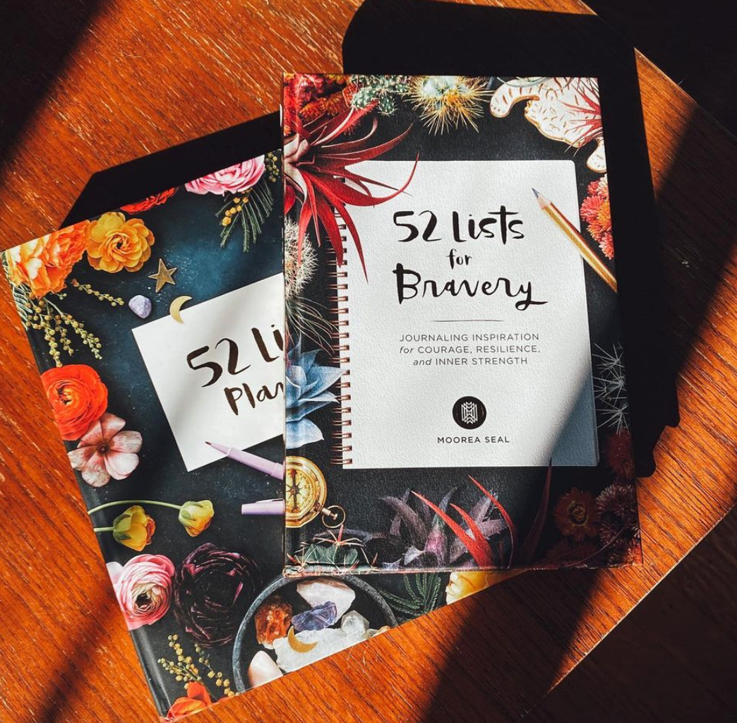 52 Lists for Bravery: A Guided Confidence Journal by Moorea Seal