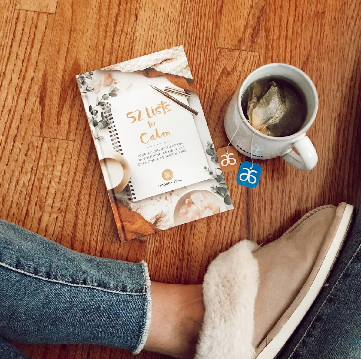 52 Lists for Calm: Anxiety Relief Journal by Moorea Seal