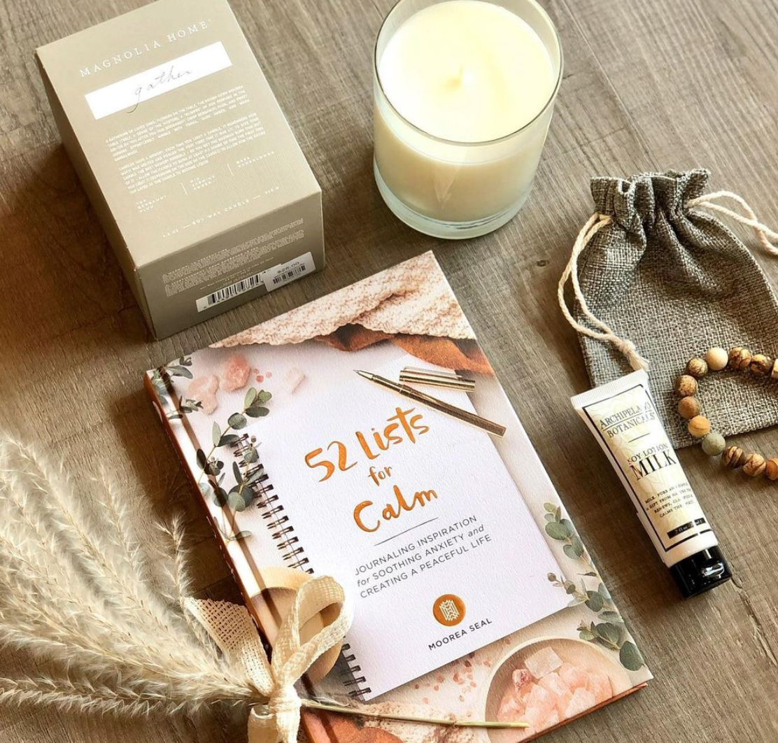 52 Lists for Calm: Anxiety Relief Journal by Moorea Seal