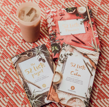 52 Lists for Calm: Anxiety Relief Journal by Moorea Seal
