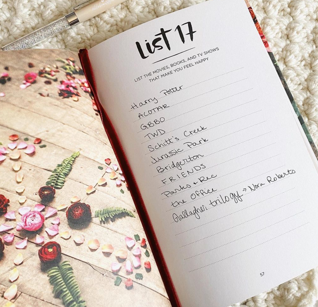 52 Lists for Happiness: Weekly Journaling Inspiration for Positivity, Balance, and Joy